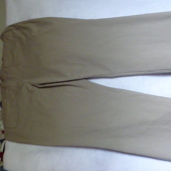 Cute - Curvy Khaki Flare leg pants with pockets size 12 - Picture 2 of 8